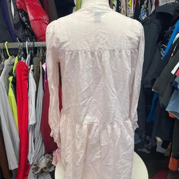 Pink linen button up shirt - Picture 3 of 4